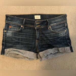 Hudson Jeans Dark Blue Denim Shorts